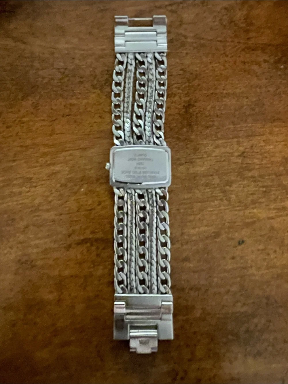 Silver Multi-Chain Bracelet Watch